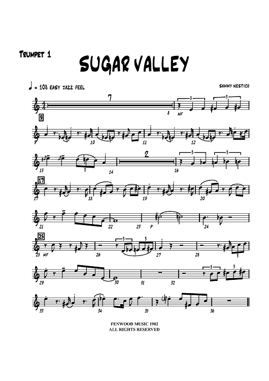 Sugar Valley - Trumpet 1