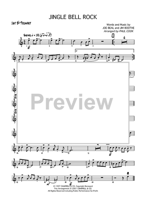 Jingle Bell Rock - B-flat Trumpet 1