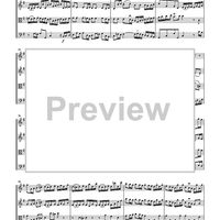 Brandenburg Concerto No. 3 - Score