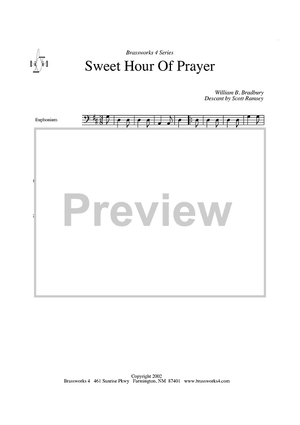 Sweet Hour of Prayer - Euphonium