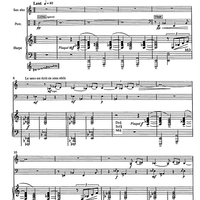 Destin (Symphonie à trois pour un drame) - Score