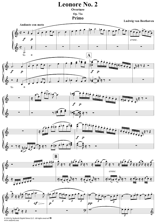 Leonore Overture (Fidelio, Composed 1805)