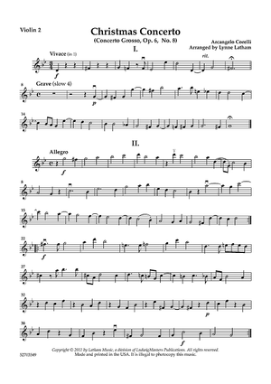 Christmas Concerto Concerto Grosso, Op. 6, No. 8 - Violin 2
