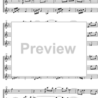 Three Part Sinfonia No. 5 BWV 791 Eb Major - Score