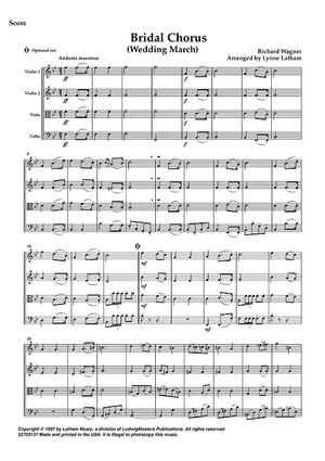Bridal Chorus (Wedding March) - Score