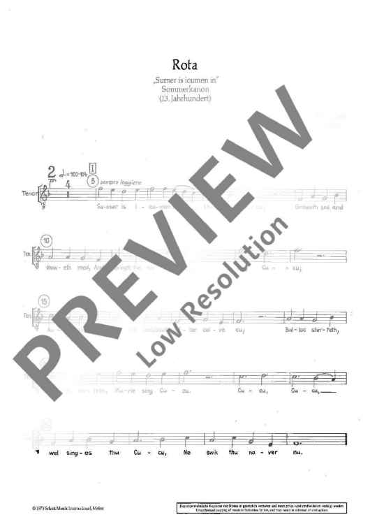 Rota - Choral Score