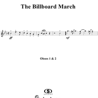 The Billboard March - Oboes 1 & 2