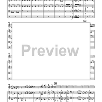 Concerto for Oboe in C Major, K. 314 for Oboe and String Quartet - Score