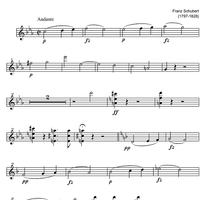 String Quartet No. 1 g minor D18 - Violin 1