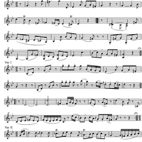 6 Variations g minor KV360 - Violin