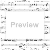 "Handle nicht nach deinen Rechten", Aria, No. 2 from Cantata No. 101: "Nimm von uns, Herr, du treuer Gott" - Piano Score