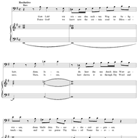"Gott Lob! Wir wissen den rechten Weg zur Seligkeit" (recitative), No. 4 from Cantata No. 79 (BWV79)