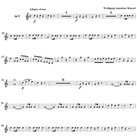 Symphony No. 41 in C Major, K551 ("Jupiter") - Horn 1