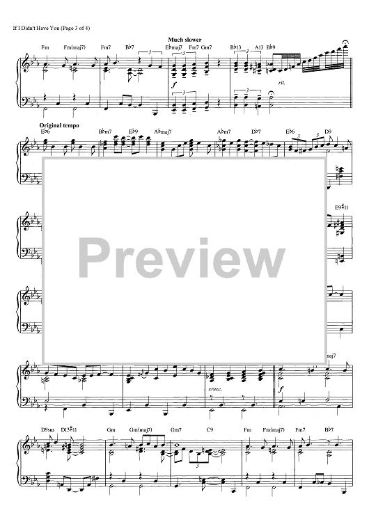 monsters inc trumpet sheet music If I Didn't Have You - from Monsters, Inc." Sheet Music for Piano Solo