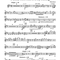 Three American Hymn Preludes for Piano Trio - Violin