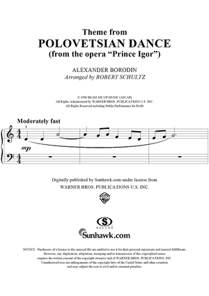 Polovetsian Dance (from the opera Prince Igor) (Theme)
