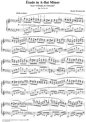 Etude in A-flat Minor, Op. 72, No. 13