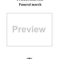 Funeral March in Memory of Rikard Nordraak