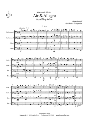 Air & Allegro (from King Arthur) - Score
