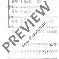 3 Negro-Songs - Choral Score