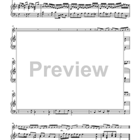 Aria (from Cantata No. 1) - Piano Score