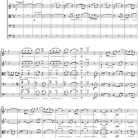 Serenade for String Orchestra in C major (C-dur). Movement IV, Finale (Tema Russo) - Score