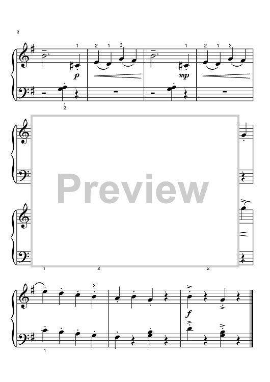 The Nutcracker. Overture" Sheet Music for Big Note Piano Sheet Music Now