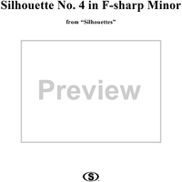 Silhouette No. 4 in F-sharp Minor from "Silhouettes", Op. 8