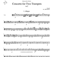 Concerto for Two Trumpets in C - Viola