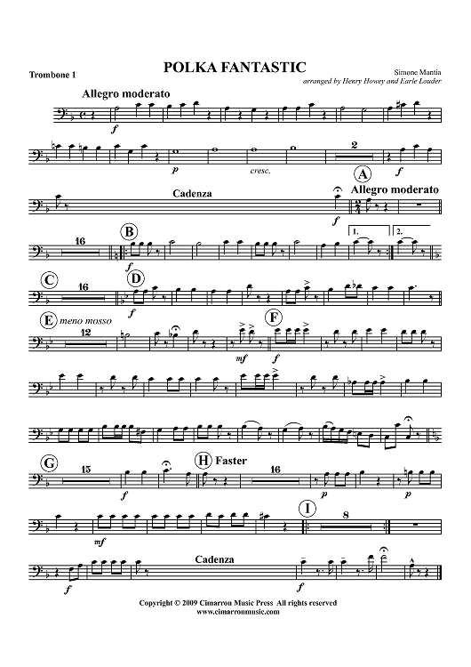 Polka Fantastic - Trombone 1