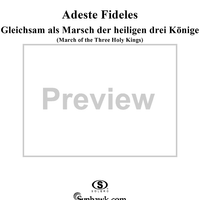 Adeste Fideles, No. 4 from "Weihnachtsbaum", S186