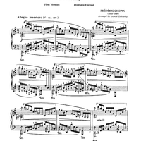 No. 1 - Étude Op. 10, No. 1 (First Version)
