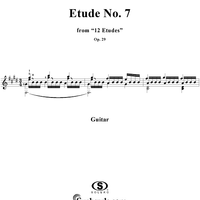Twelve Etudes, Op. 29, No. 7