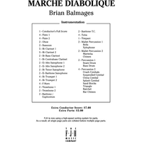 Marche Diabolique - Score Cover