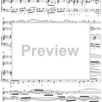 Trio Sonata in C Minor (from "The Musical Offering") - Piano Score