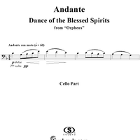 Dance of the Blessed Spirits - Cello