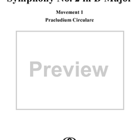 Symphony No. 2 in D Major, Op. 13: Movt. 1