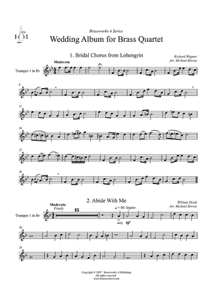 Wedding Album for Brass Quartet - Trumpet 1 in B-flat