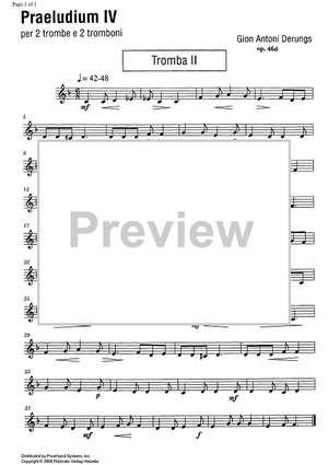 Praeludium IV Op.46d - Trumpet 2