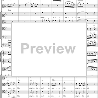 Chorus from Cantata no. 122  ("Das neugebor'ne Kindelein") - Full Score