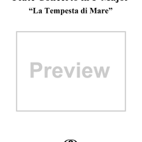 Flute Concerto in F Major, Op. 10, No. 1 ("La Tempesta di Mare") - Violin 1