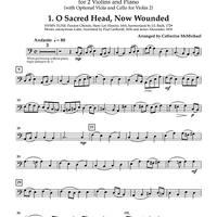 Hymns of Sacrifice and Triumph for 2 Violins and Piano - Cello (for Violin 2)