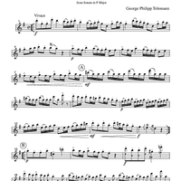 Vivace - from Sonata in F Major - Part 1 Clarinet in Bb