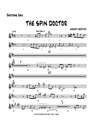 The Spin Doctor - Baritone Sax