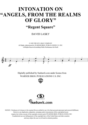 Intonation on "Angels, From the Realms of Glory" - Trumpet