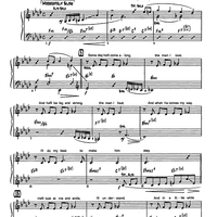 The Man I Love - Piano/Conductor