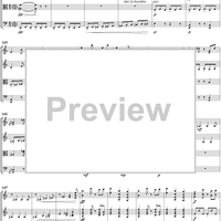 String Quartet in F Major, Movement 2 - Score