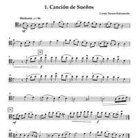 Suite Hispaniola for Cello Quartet - Cello 1