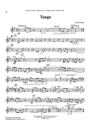 Tango - Part 2 Clarinet in Bb