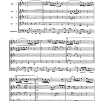 Famous Air from the Suite in D Major - Full Score